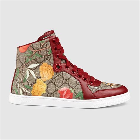 baskette gucci femme|Gucci sneakers women high top.